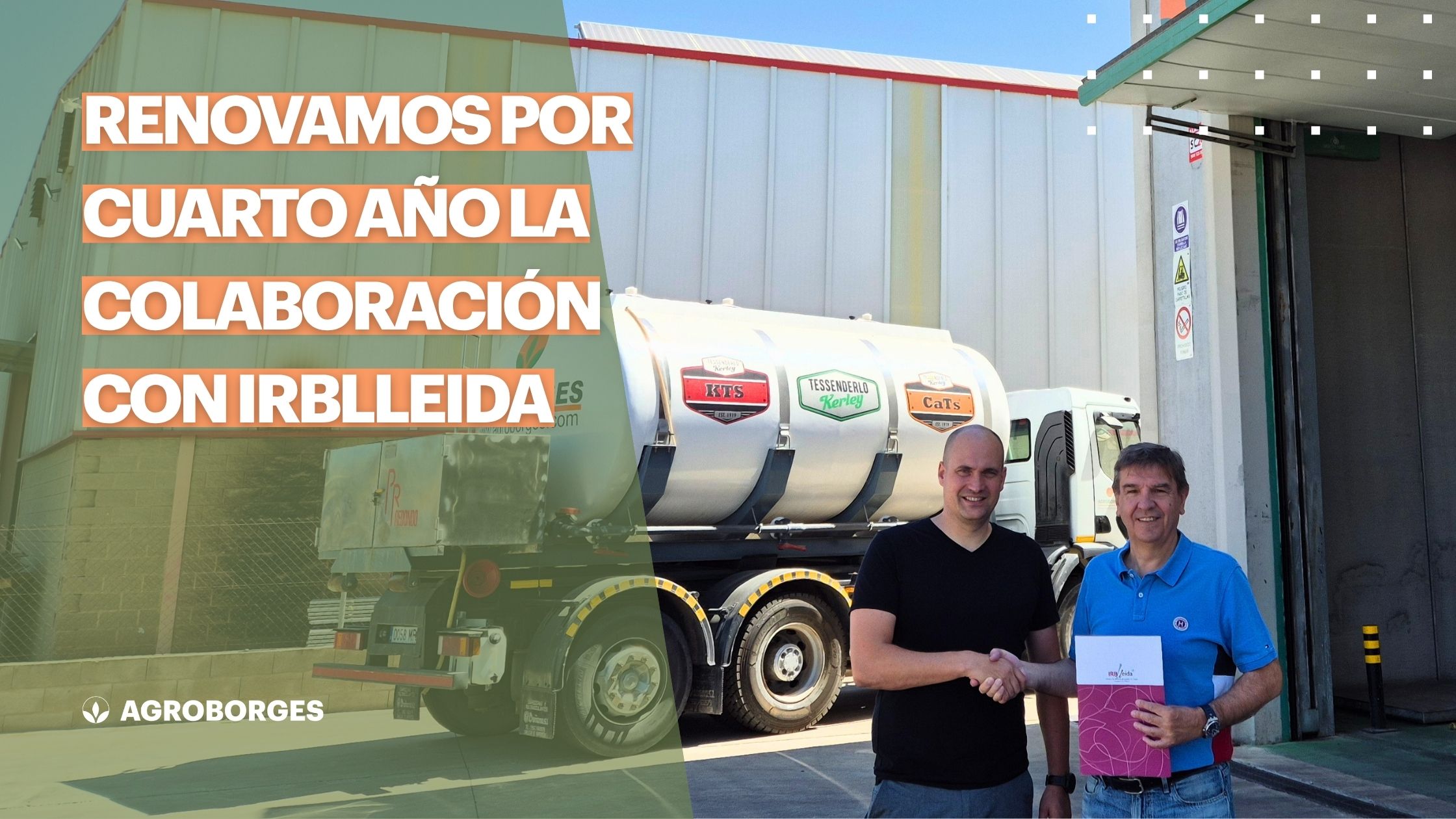 Agroborges renueva por cuarto año consecutivo su colaboración con el IRBLleida
