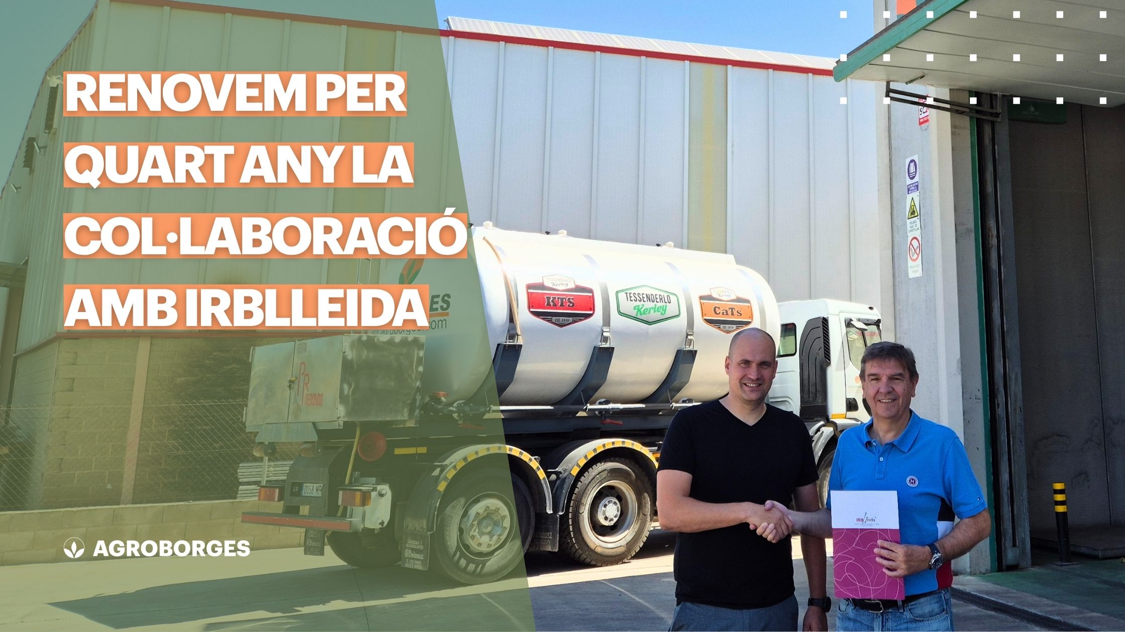Agroborges renova per quart any consecutiu la seva col·laboració amb l'IRBLleida